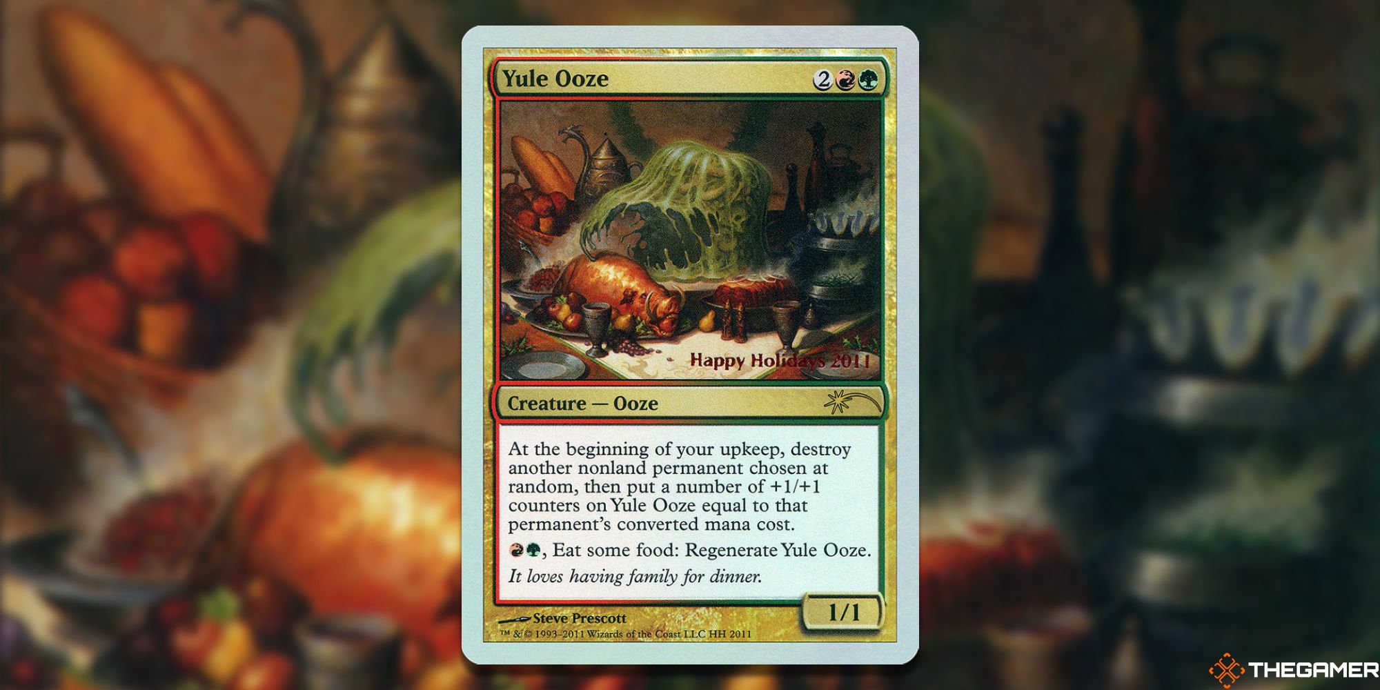 Magic The Gathering – Every Holiday Promo Card, Ranked Yule Ooze