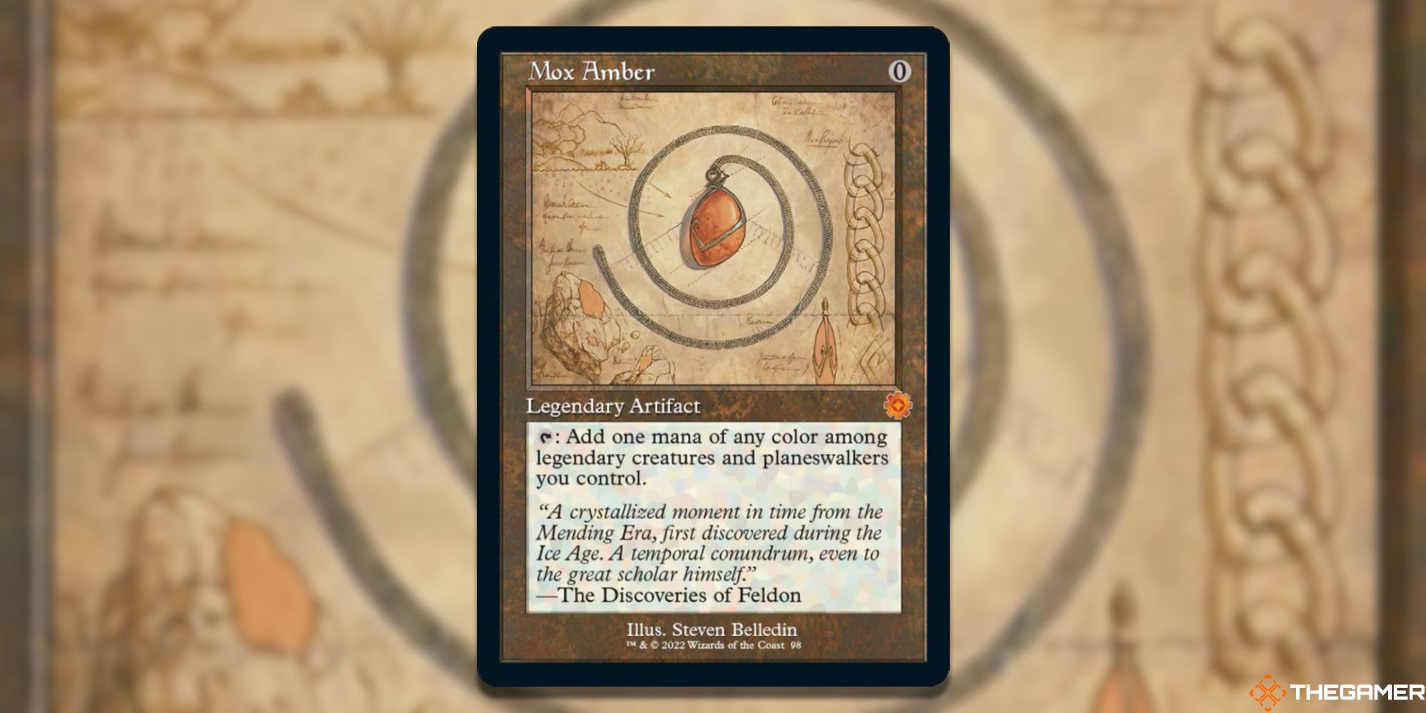 Magic The Gathering – The 10 Most Valuable Cards In The Brothers' War Mox Amber Schematic