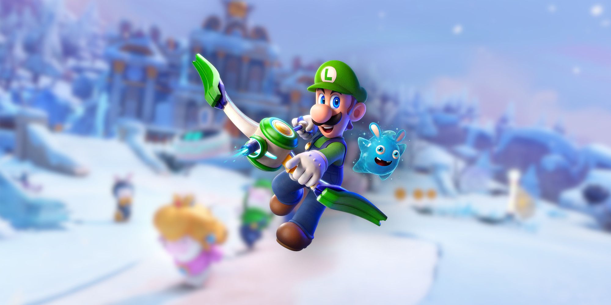 Luigi in Mario Rabbids: Sparks of Hope