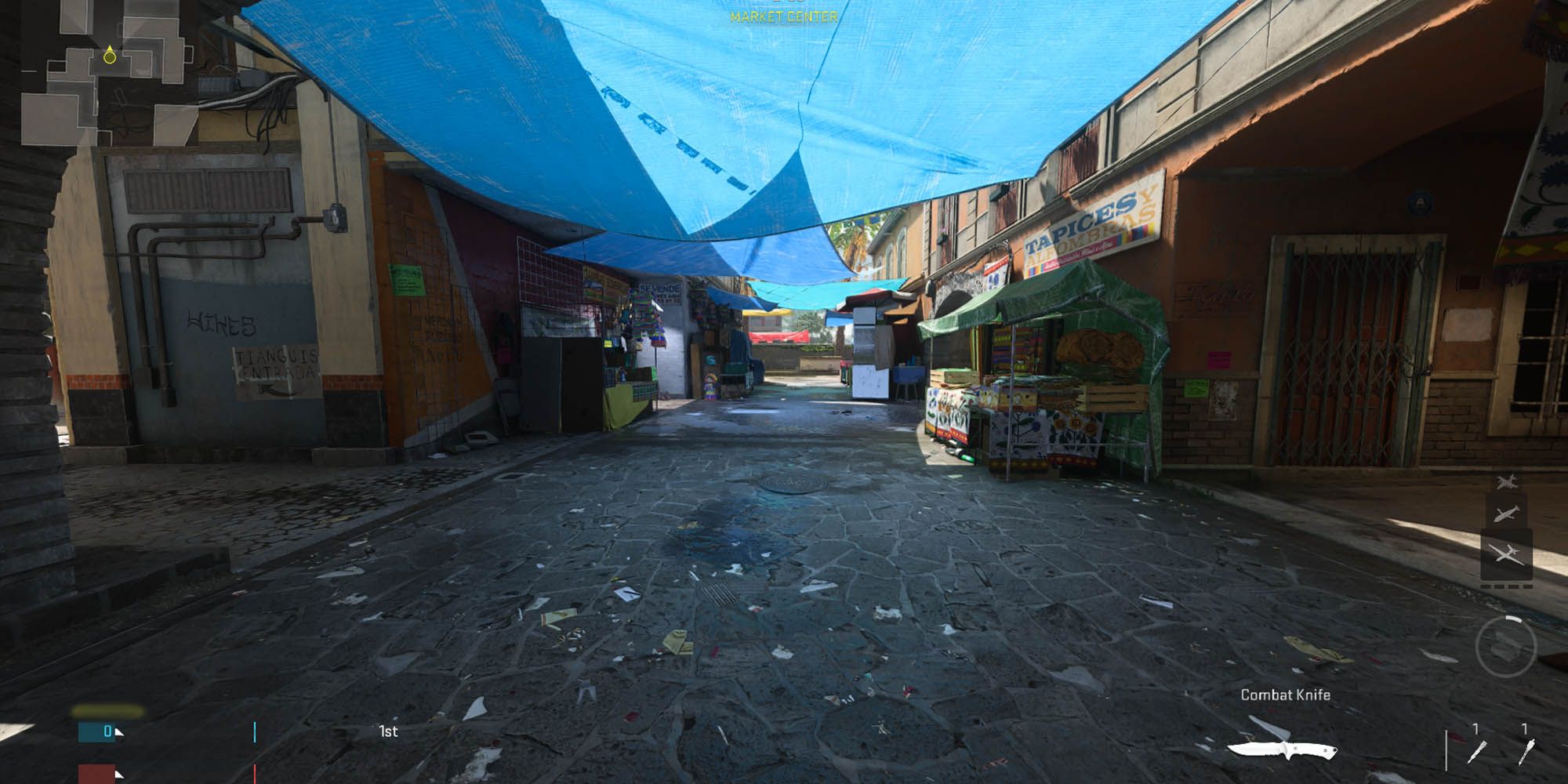 Modern Warfare 2 abandoned street market