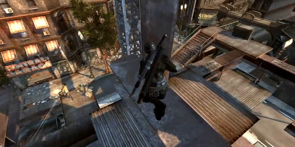 More significant verticality than the finished game in Devil's Third E3 2010 Trailer.