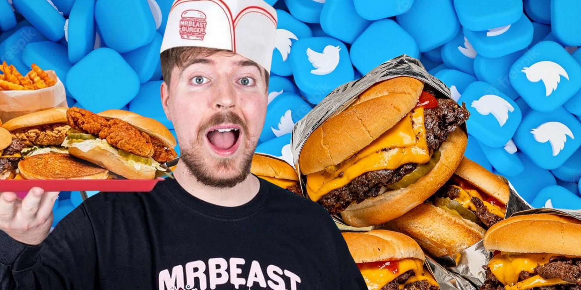 MrBeast Burger on X: 🎬🎬🎬  / X