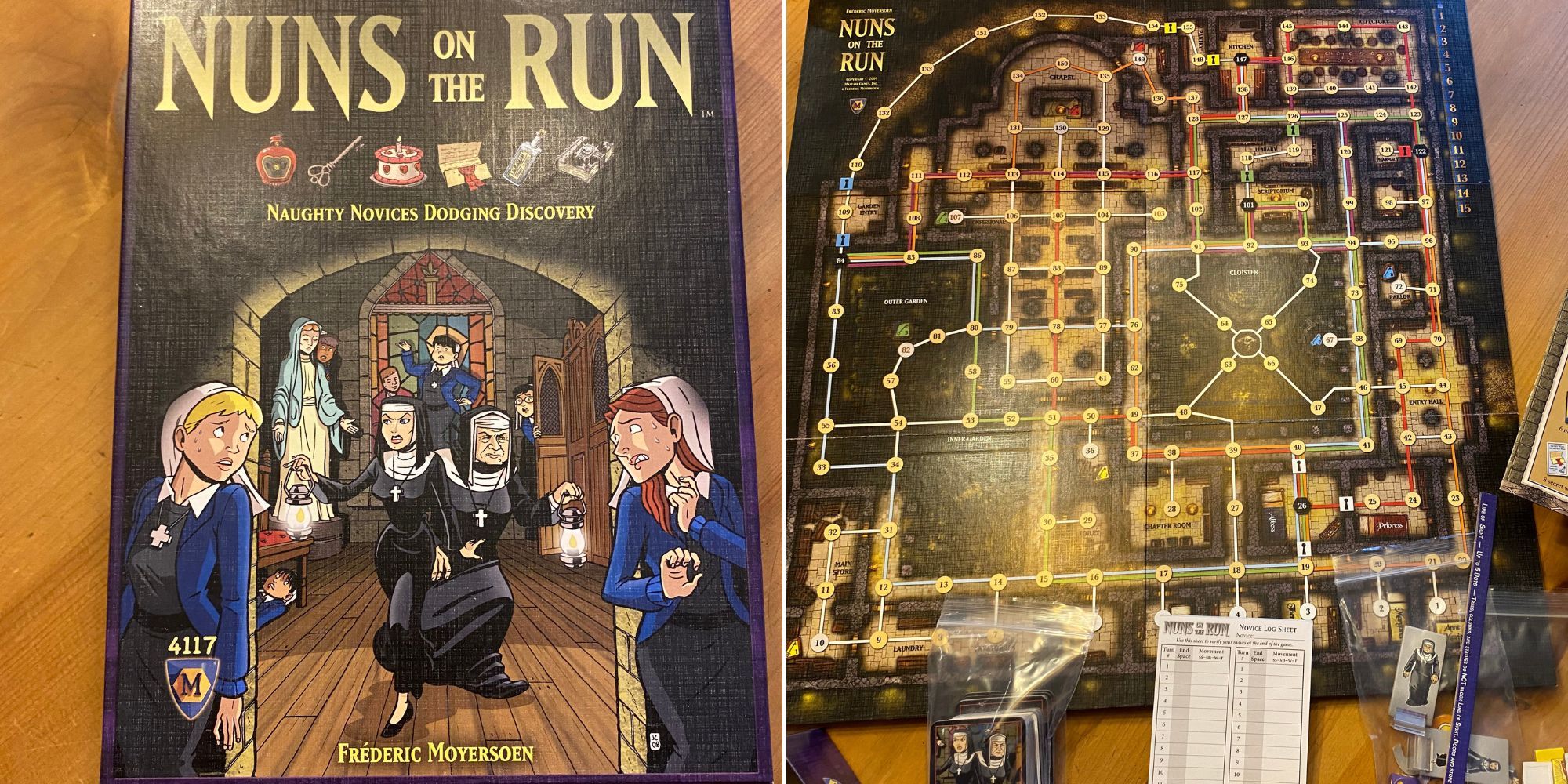 Nuns On The Run Box Art - The Map
