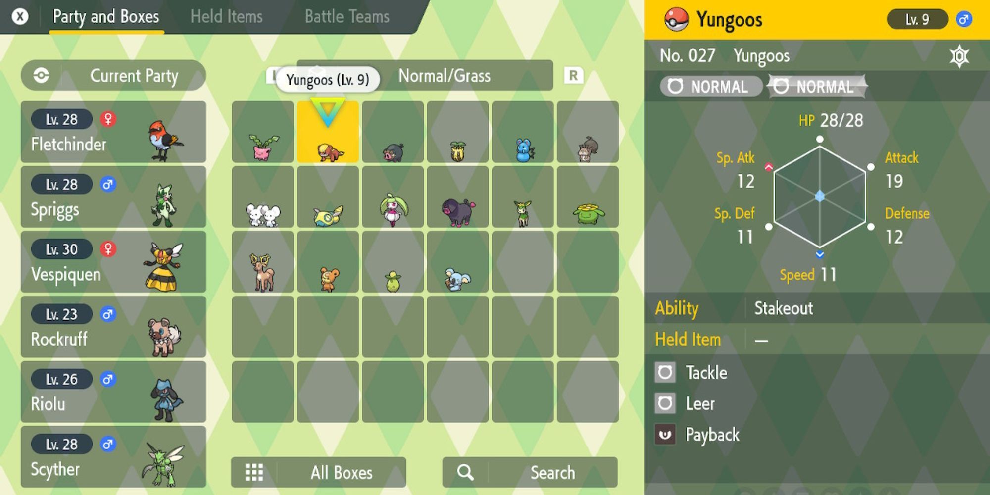 Boxes in Pokemon Scarlet and Violet