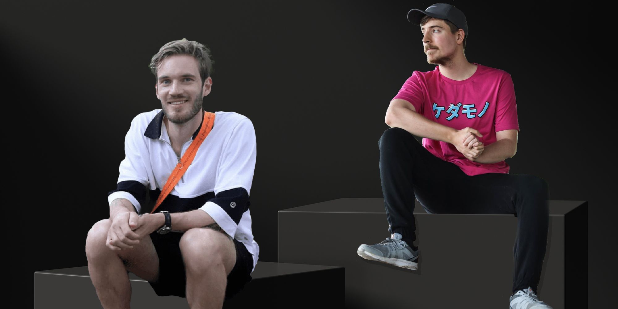 Pewdiepie and mrbeast