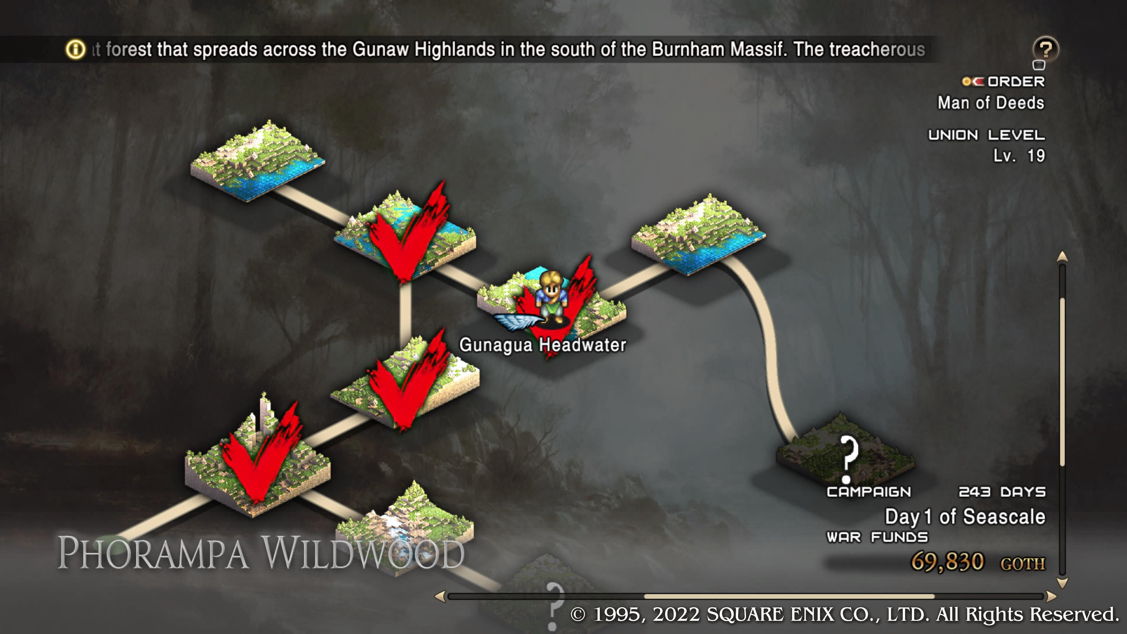 Phorampa Wildwood Chapter 2 Map Tactics Ogre