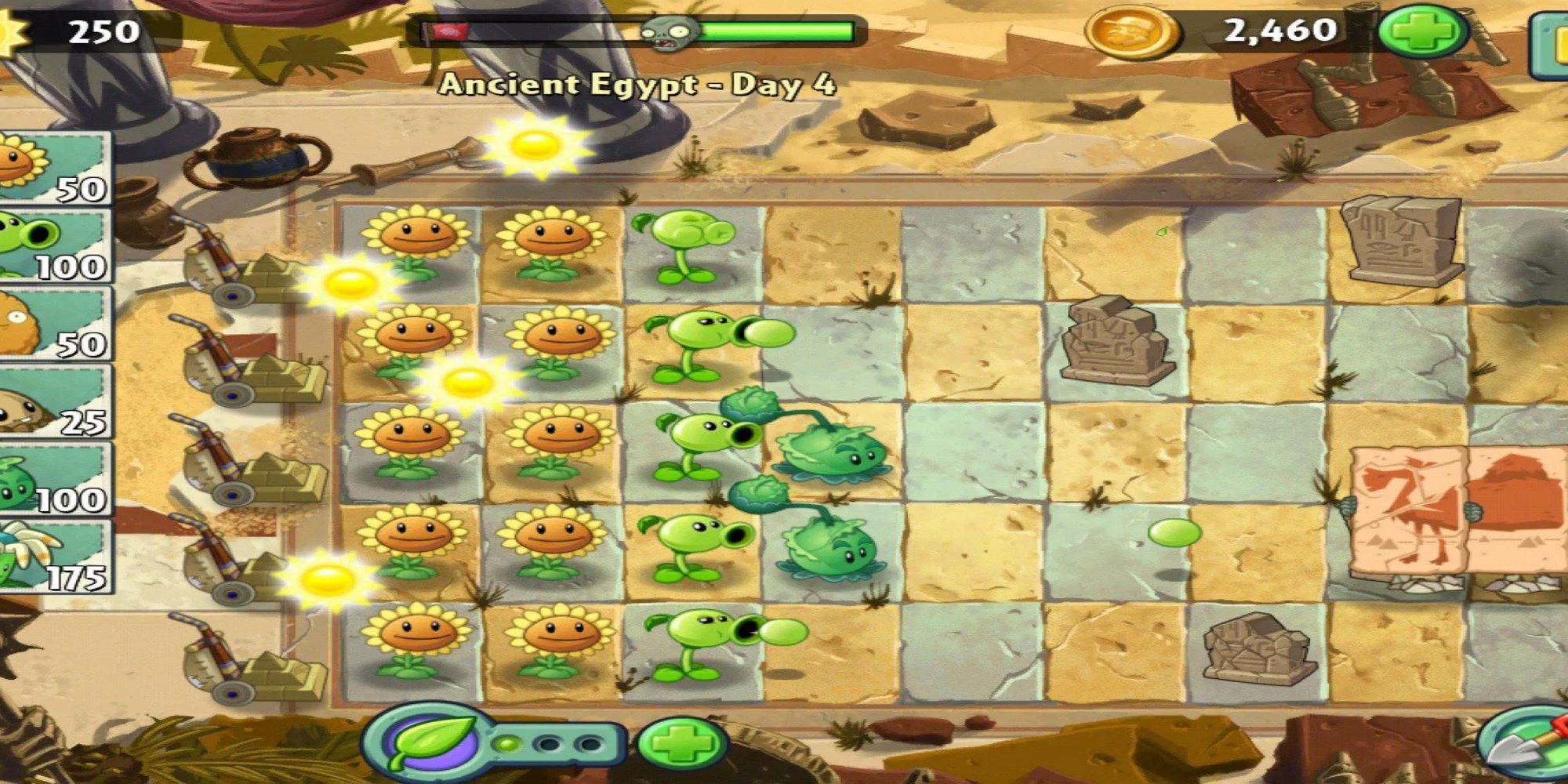 Plants vs Zombies 2 Gameplay Egypt