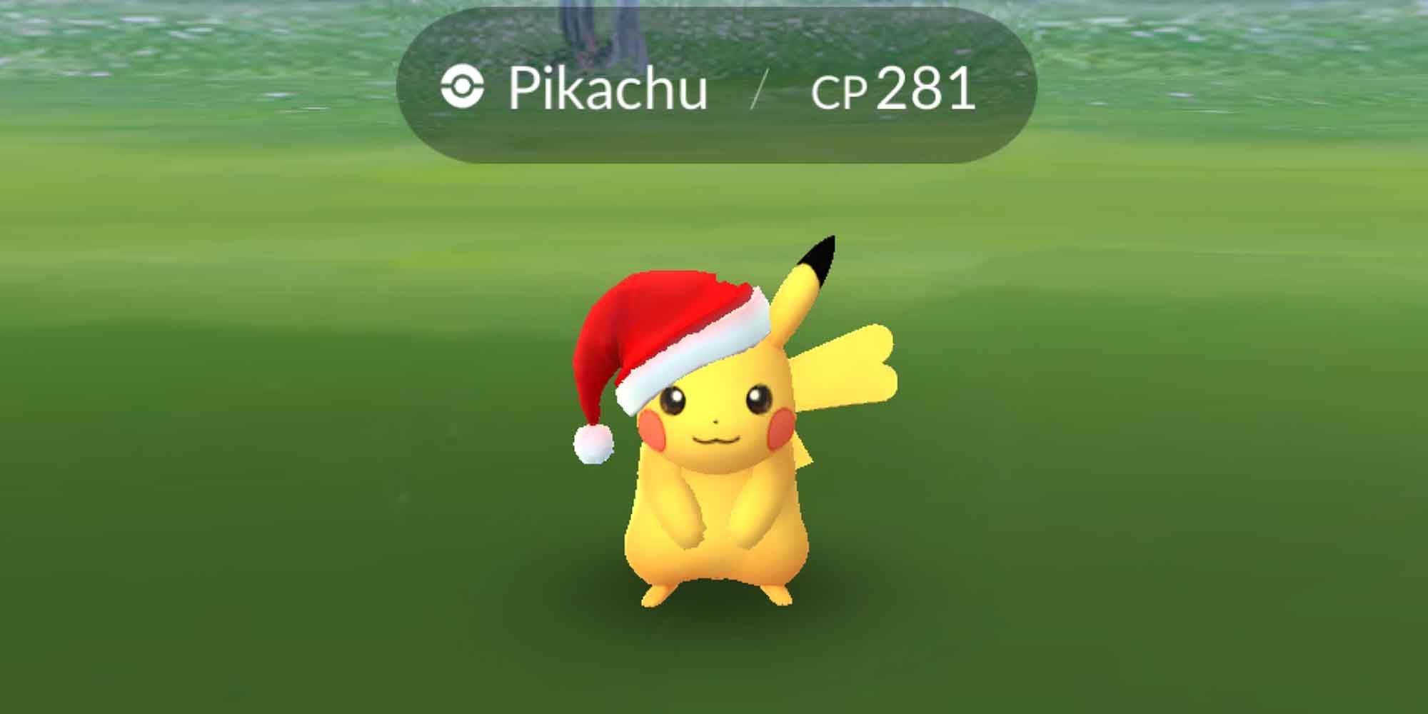 Catching a special Pikachu in Pokemon Go