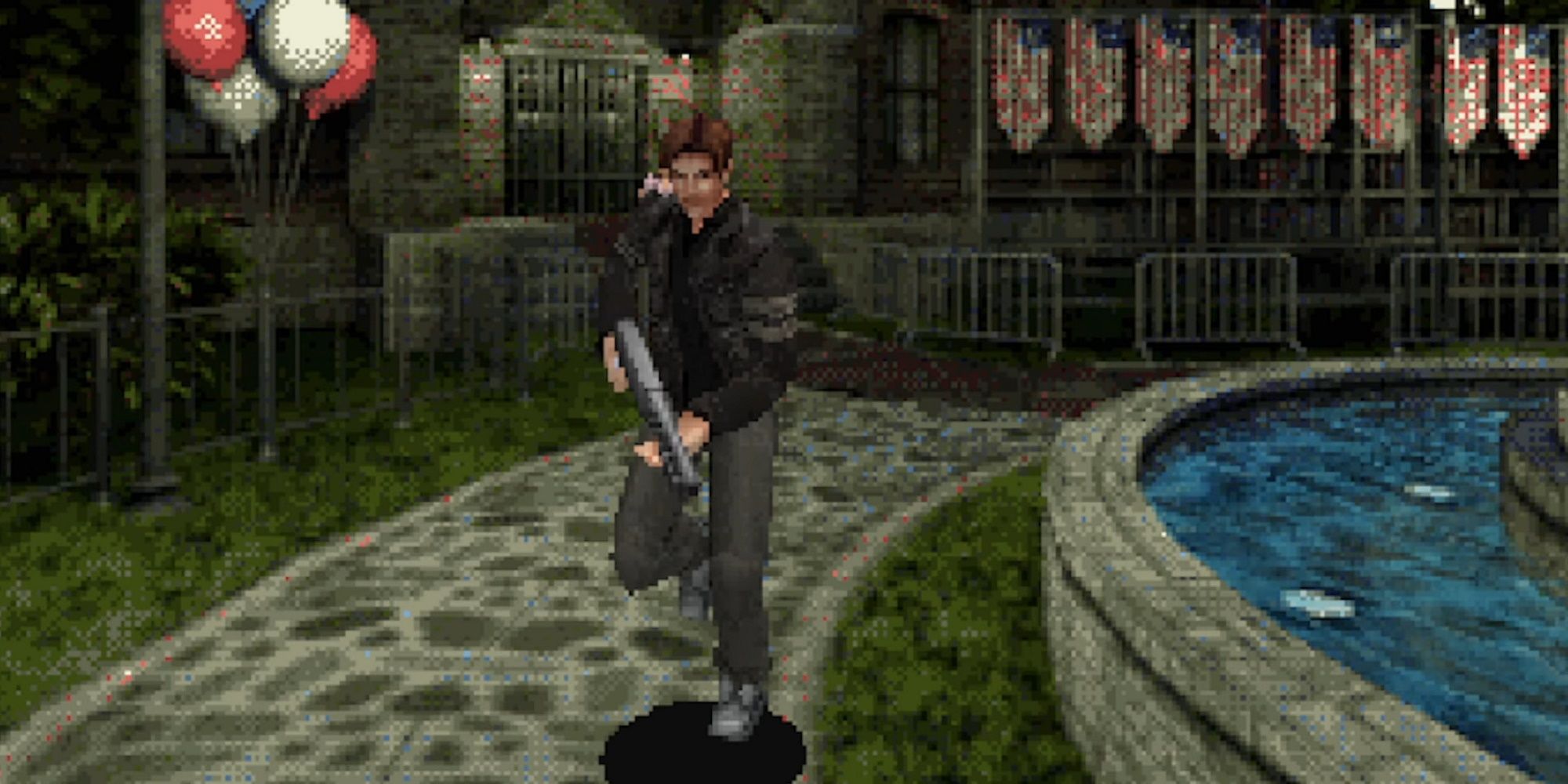 Resident Evil 6 PS1 Demake