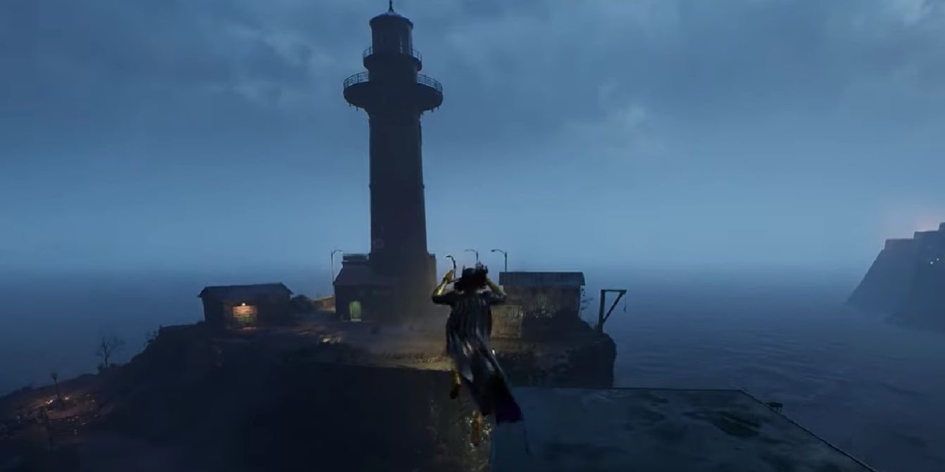 Screenshot of the Cape Carmine Lighthouse in Gotham Knights.