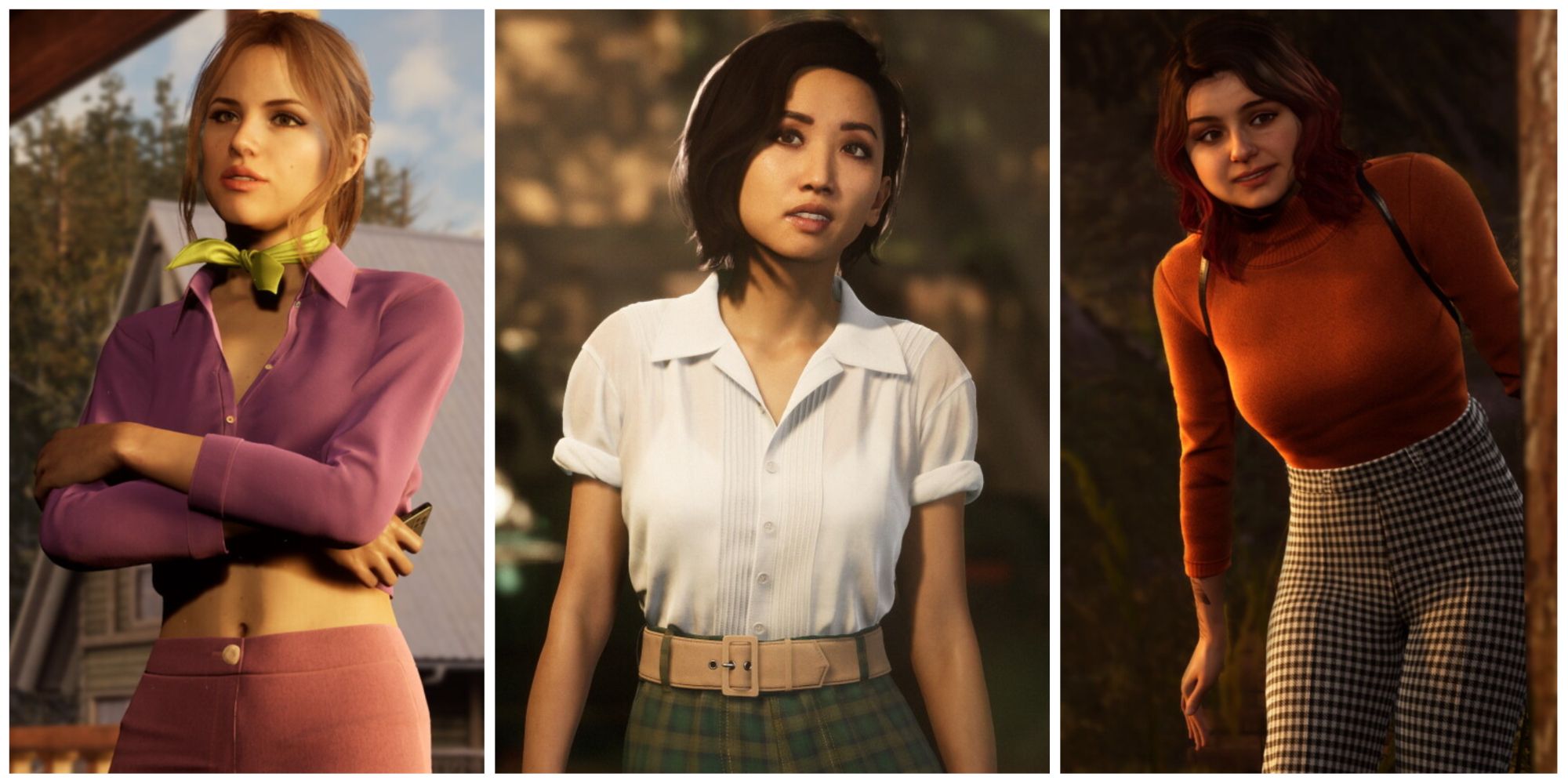 The Quarry - 50s DLC Pack Collage - Emma, Kaitlyn and Abigail