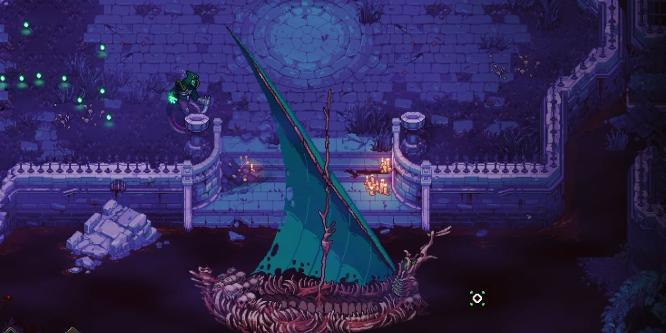 The Unliving Boat At The End Of Burial Isle With Necromancer