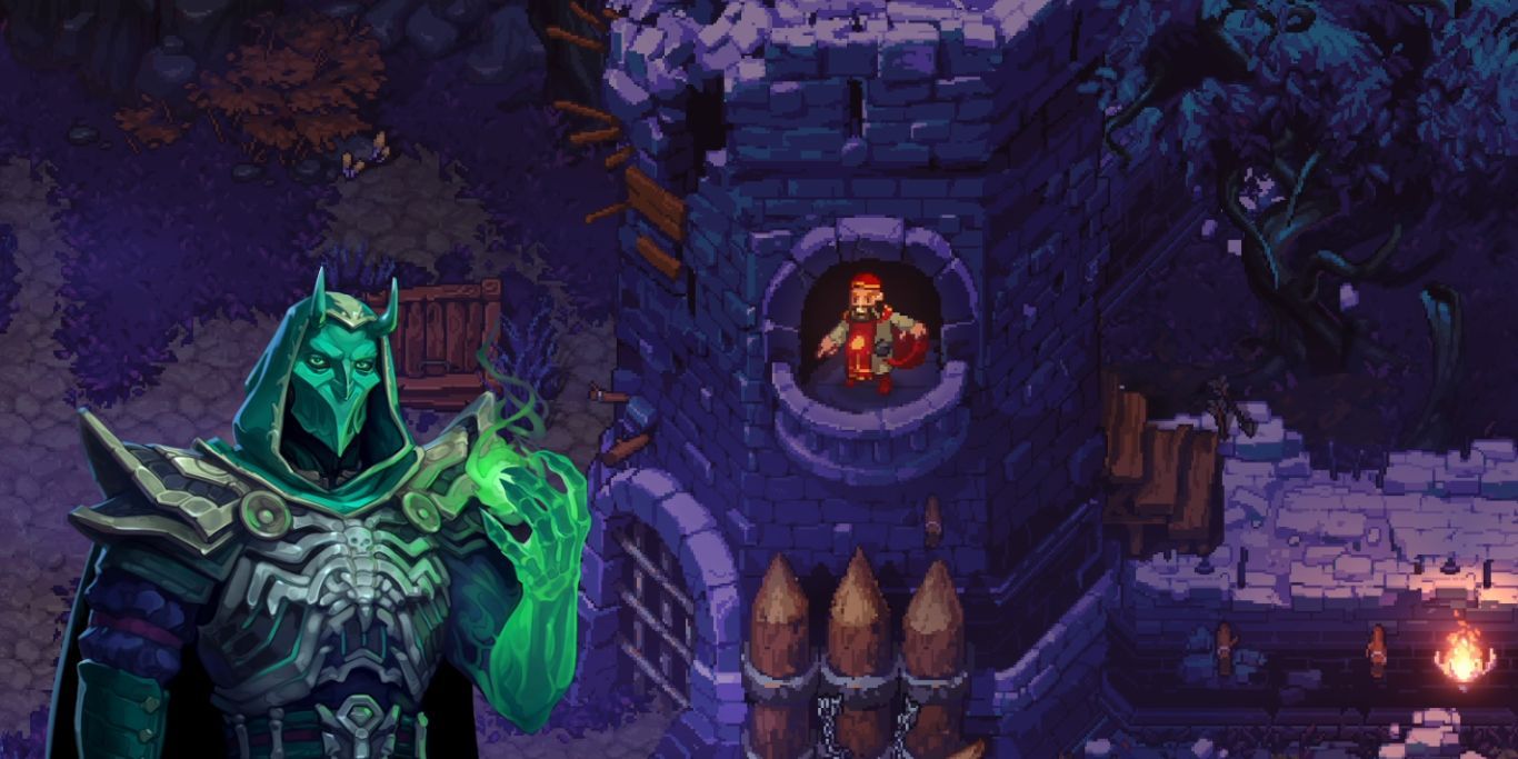 The Unliving Necromancer With Person In Tower