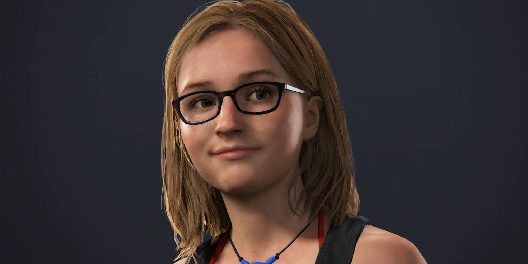 Cassie Drake of Uncharted looks to something off camera