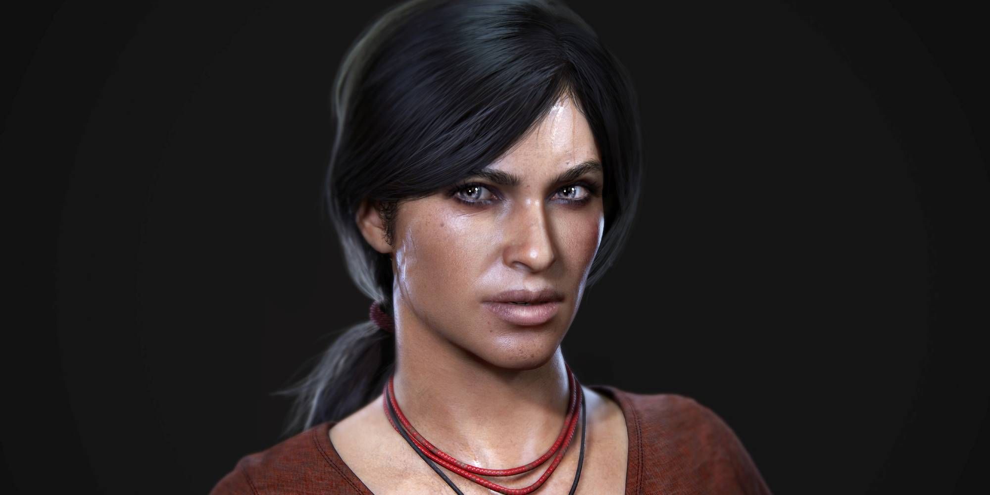 Chloe Frazer of Uncharted looks off camera