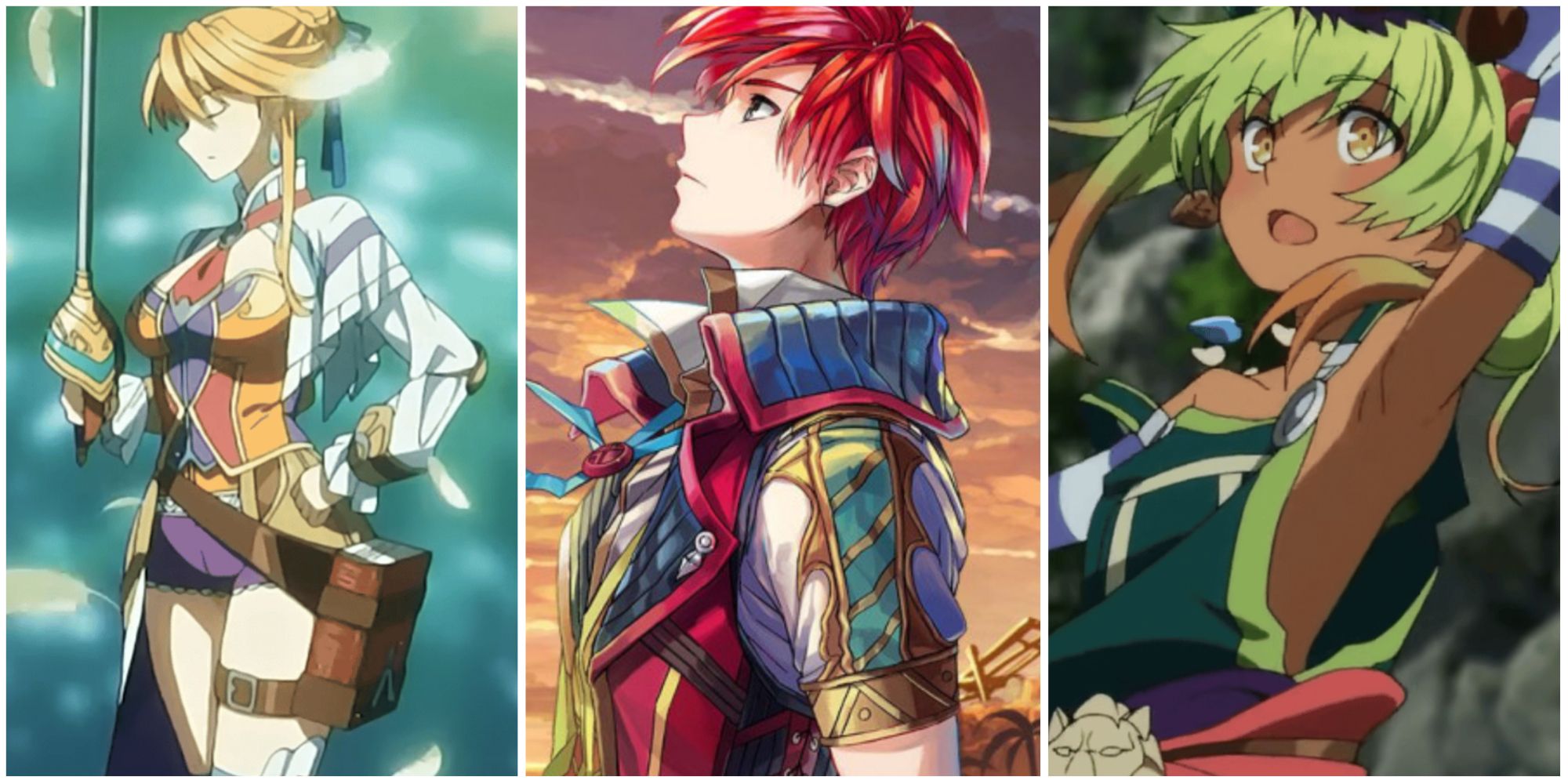 Laxia, Adol, and Ricotta in Ys 8: Lacrimosa of DANA