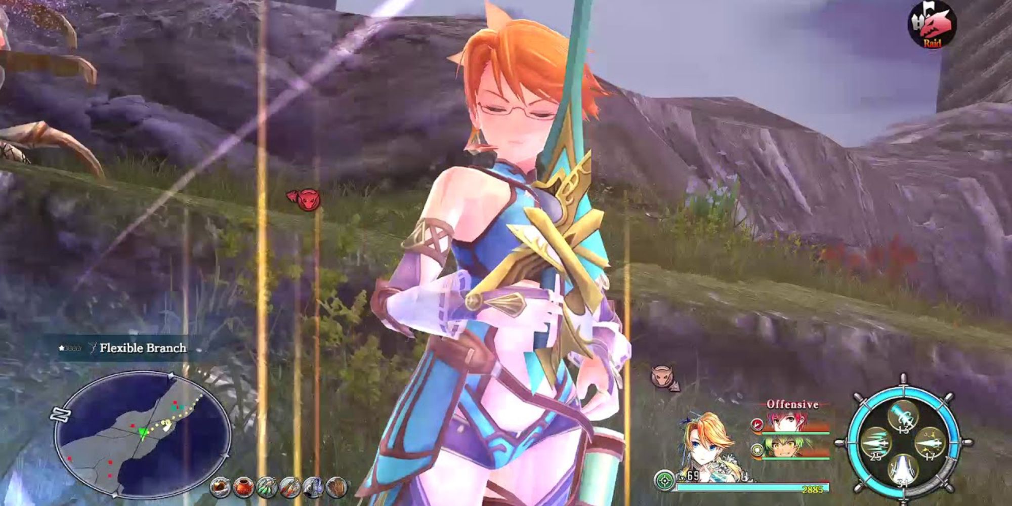 Laxia performing her EXTRA Skill in Ys 8: Lacrimosa of Dana