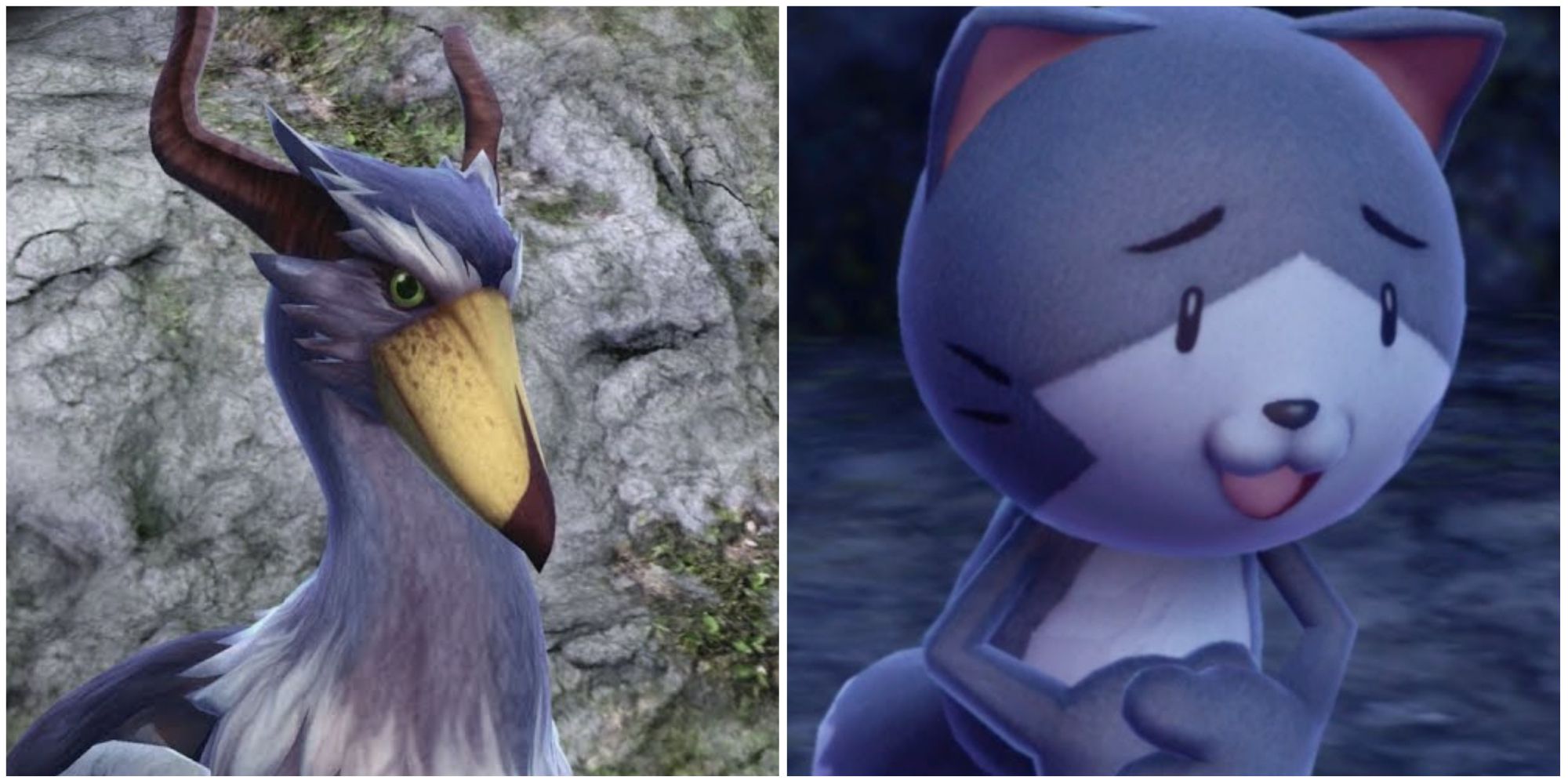 Shoebill and Mishy in Ys 8: Lacrimosa of DANA