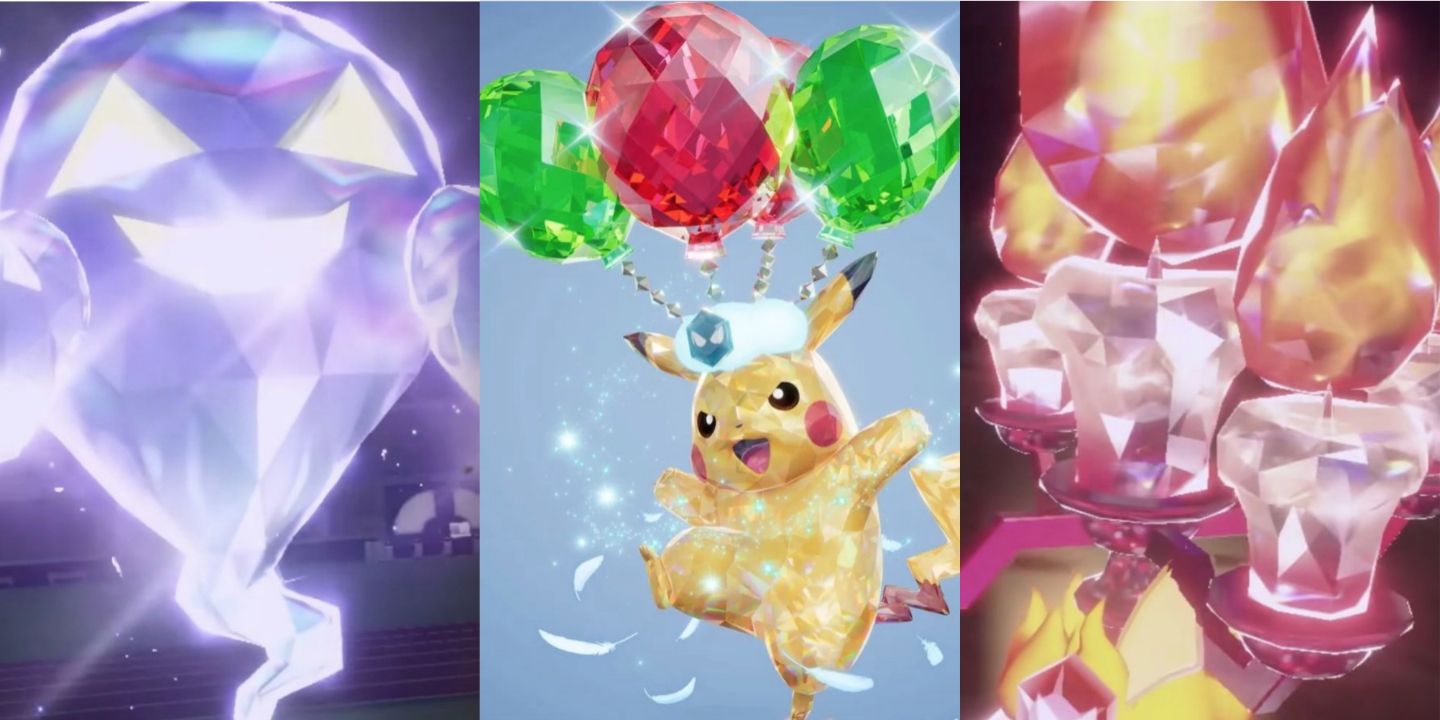 Ghost Terastallization, Flying Tera Type Pikachu, Fire Terastallization from Pokemon Scarlet & Violet