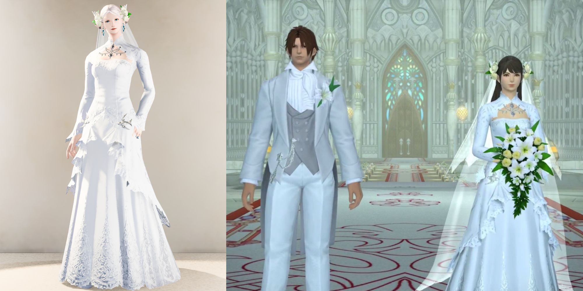 Final Fantasy 14 Gown of Eternal Devotion for Ceremony of Eternal Devotion