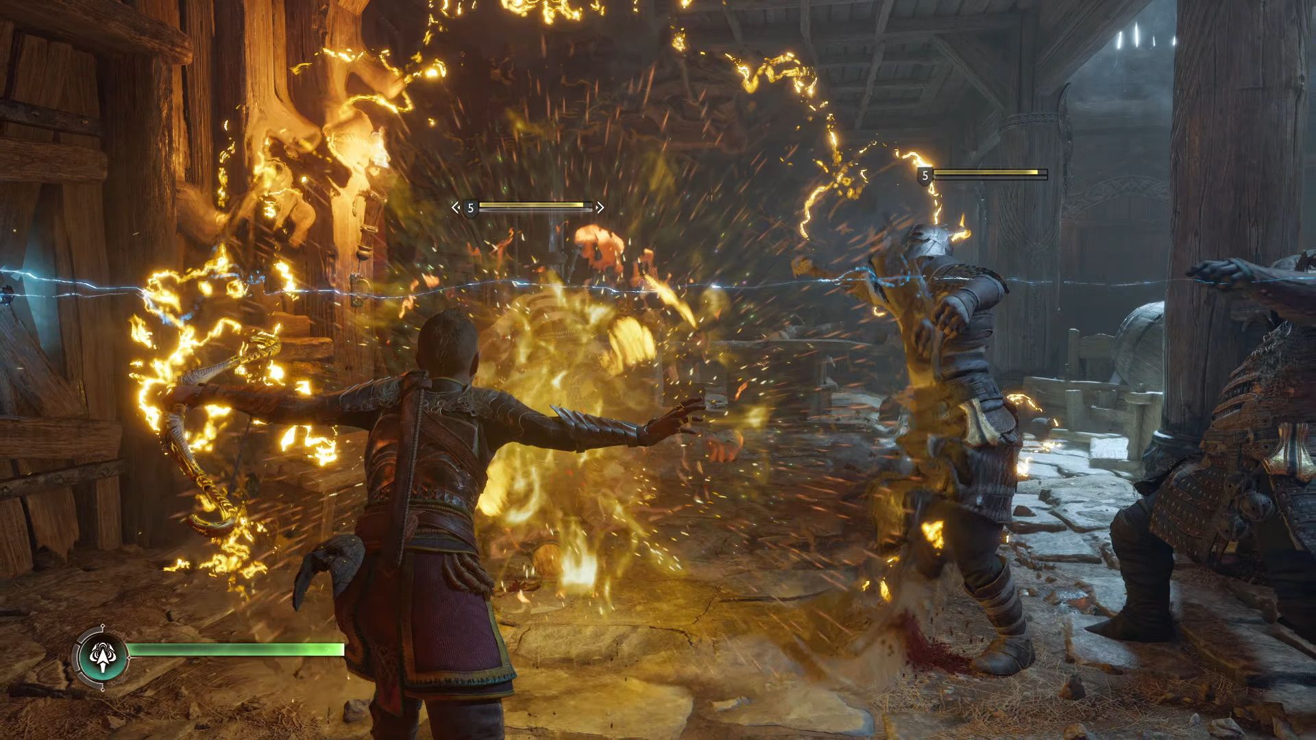 God Of War Ragnarok, Unlocking The Mask, Parrying An Einherjar Punch