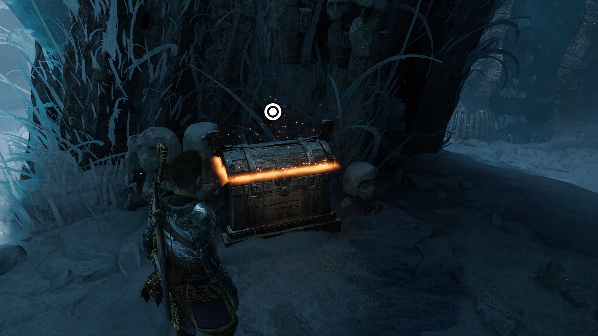 God Of War Ragnarok, Unlocking The Mask, The Chest On The Raised Platform