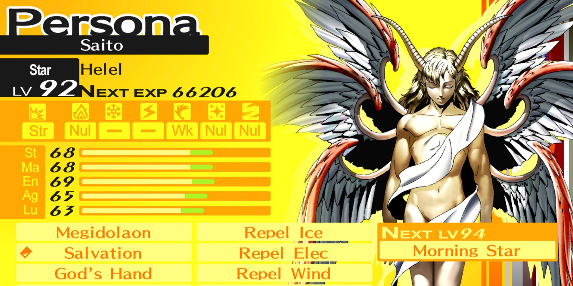 helel in persona or shin megami tensei stat page