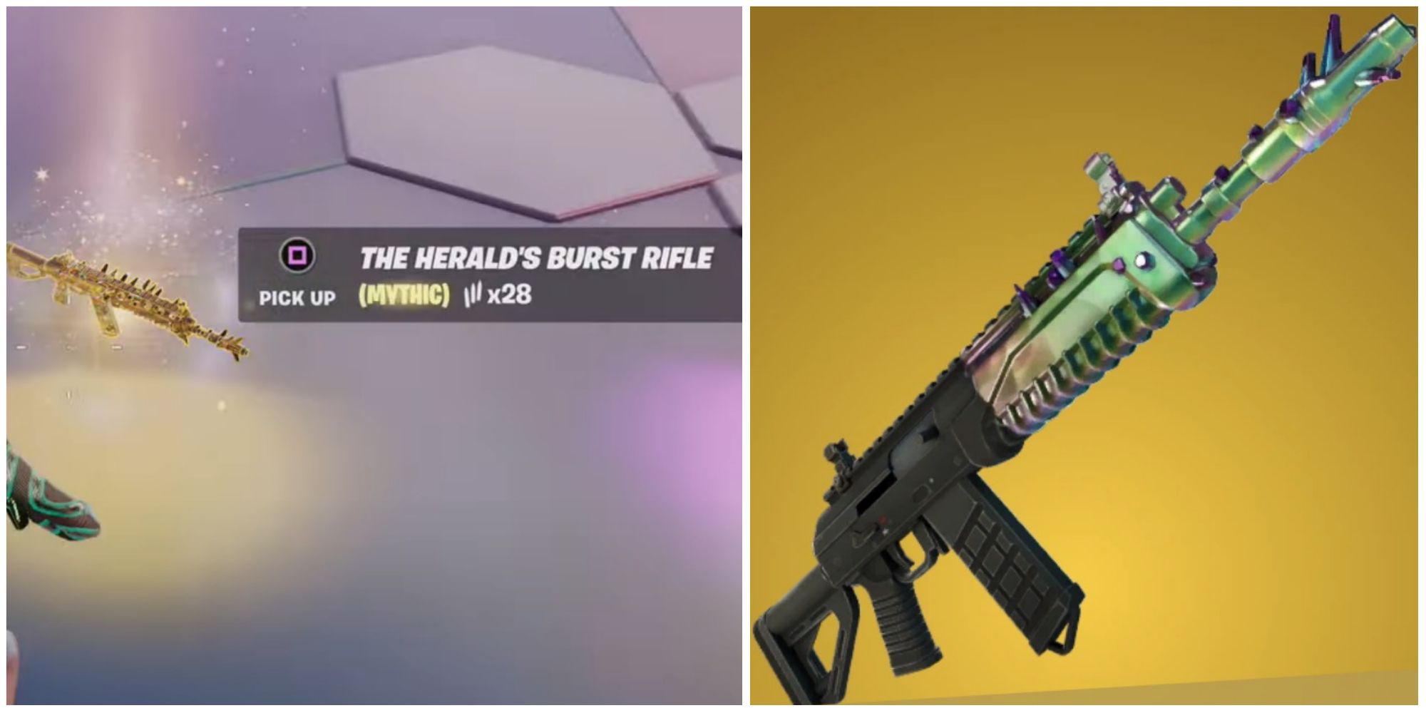 collecting the herald's burst rifle mythical