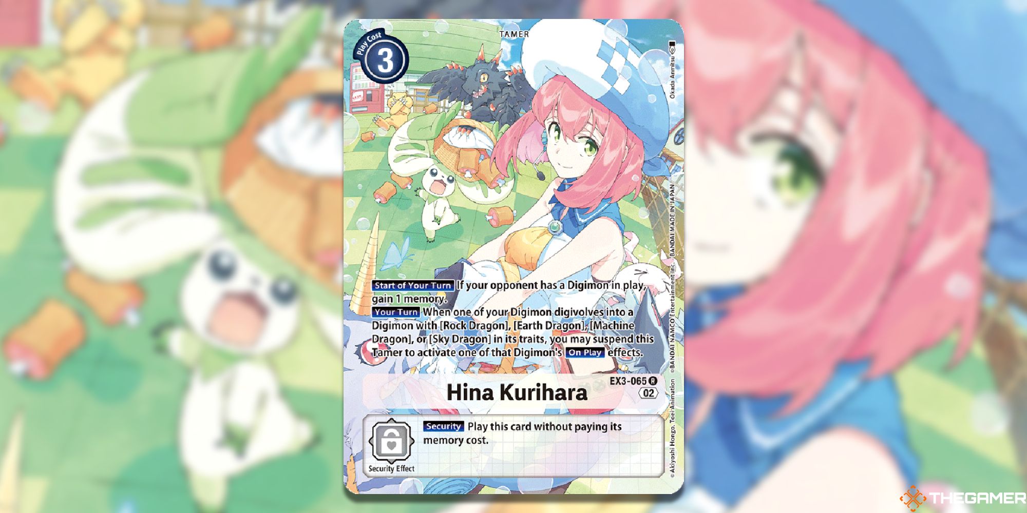 hina kurihara alt art ex3 digimon card game