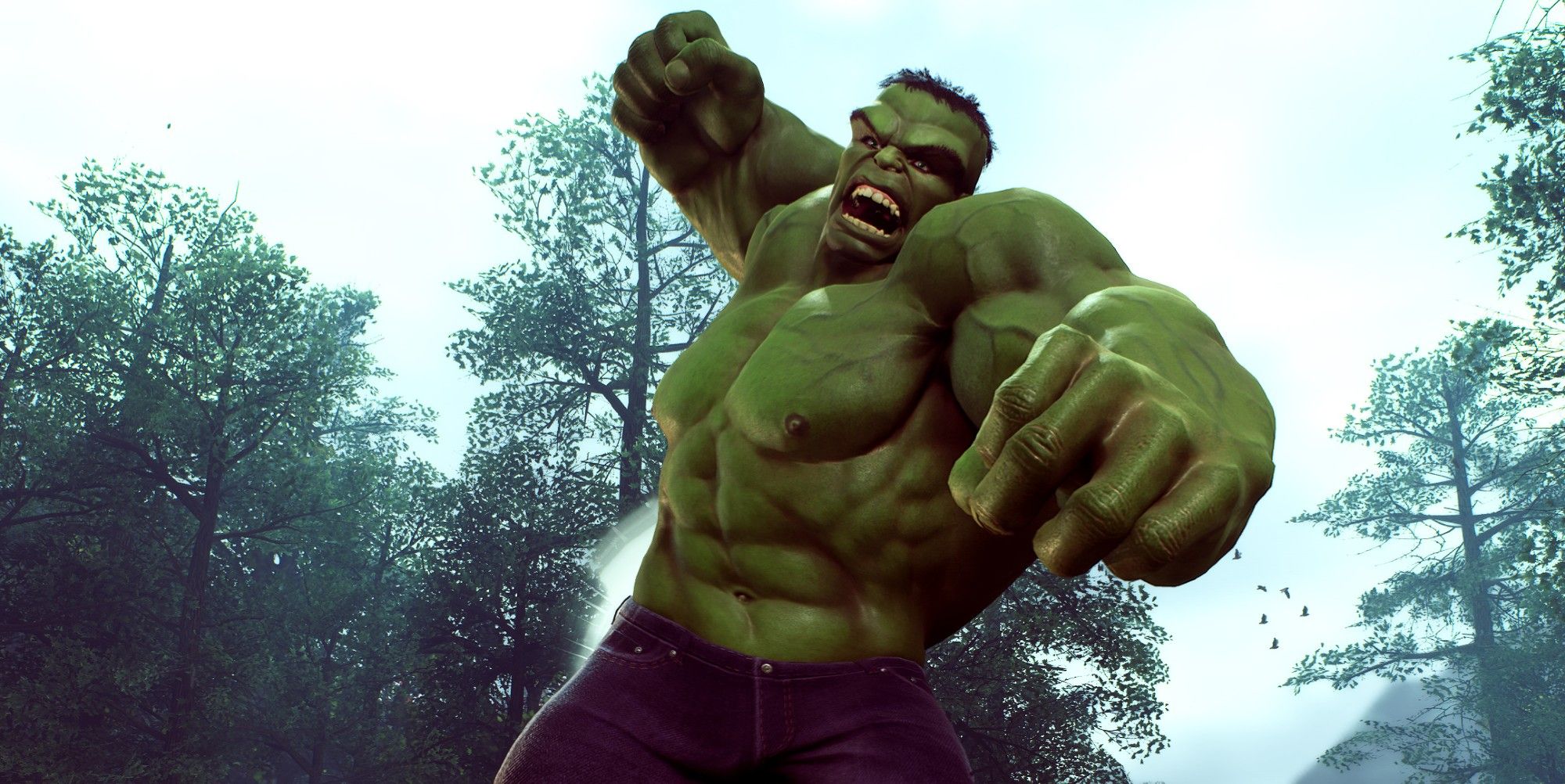 hulk midnight winding up a punch in midnight suns