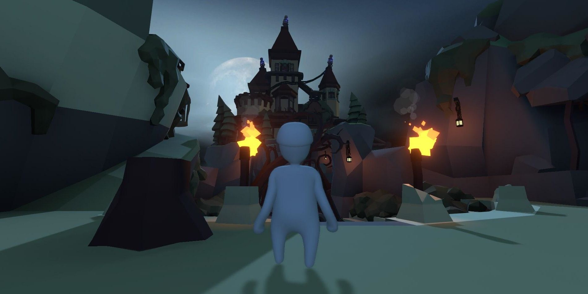 The Dark level in Human: Fall Flat.