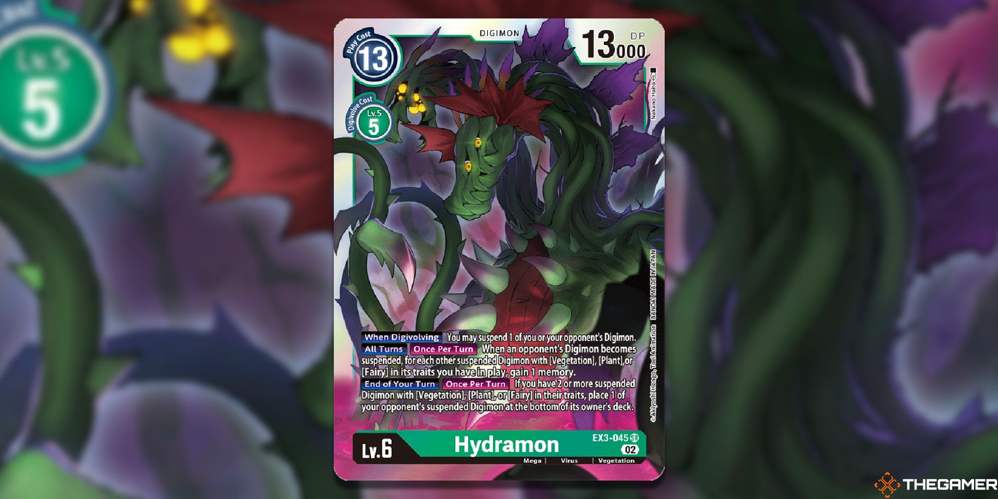 hydramon digimon card game with blur ex03