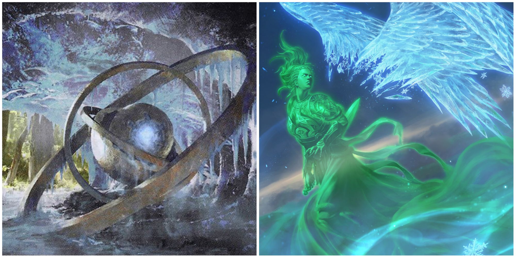Ascendant Spirit and Arcum's Astrolabe artworks
