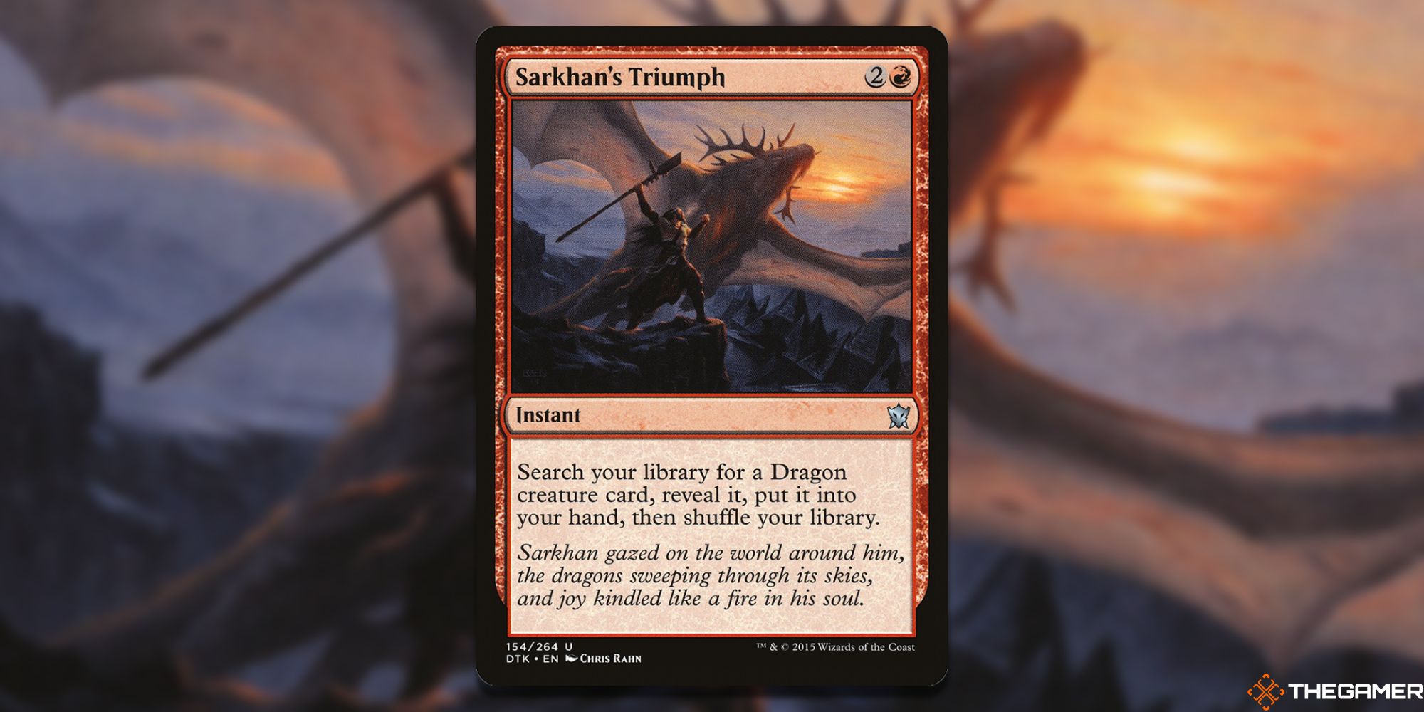 Magic The Gathering – 10 Budget Upgrades For The Draconic Destruction Starter Commander Deck Sarkhans Triumph