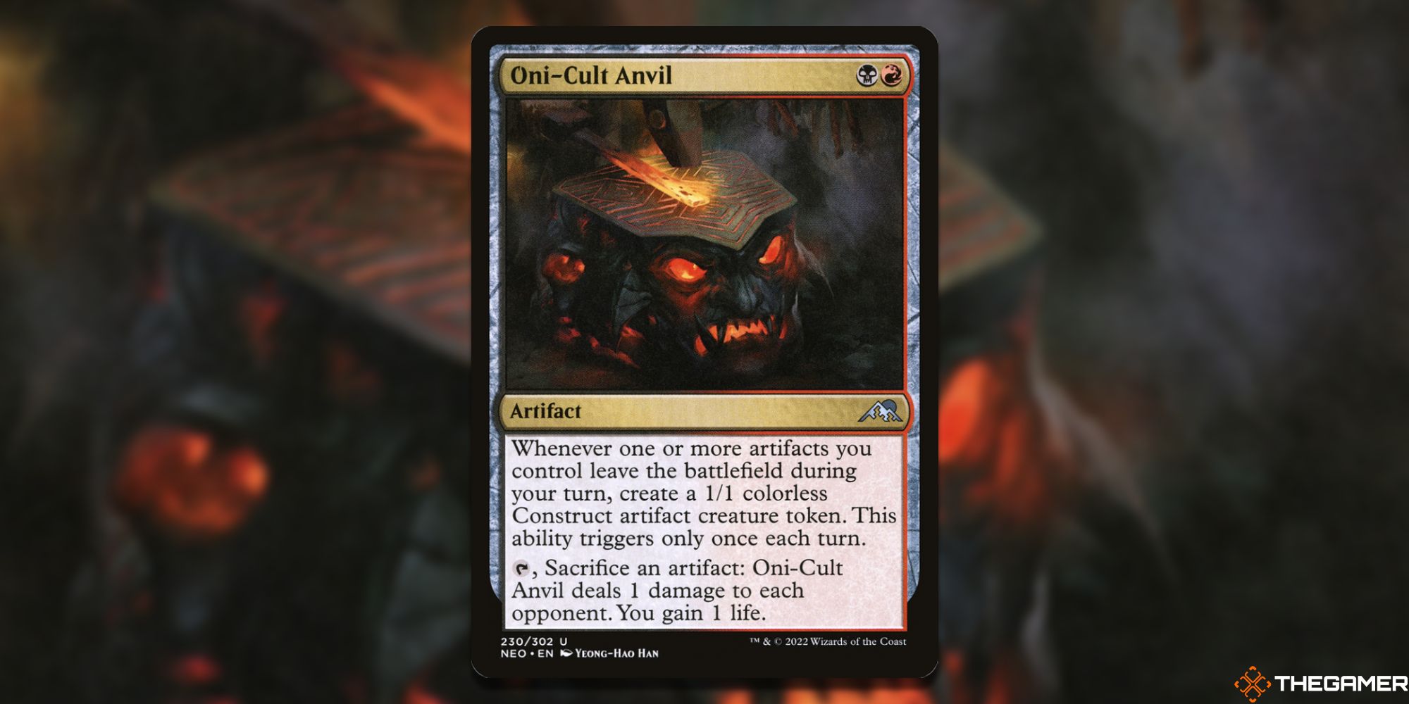 MTG The Best Artifacts Of 2022   Magic The Gathering The 10 Best Artifacts Of 2022 Oni Cult Anvil 