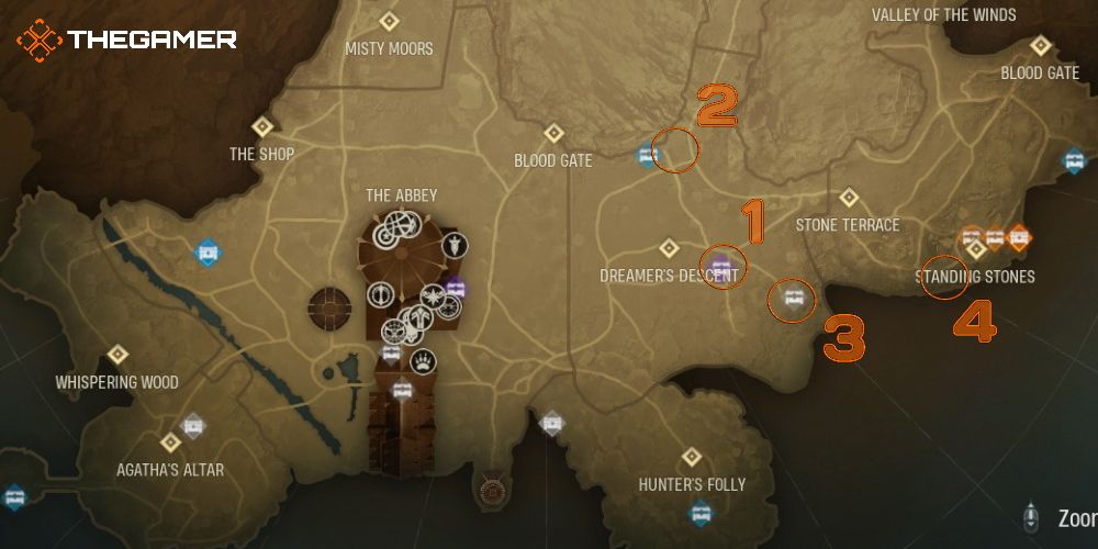 Marvel Midnight Suns Unknown Grave doll locations map2