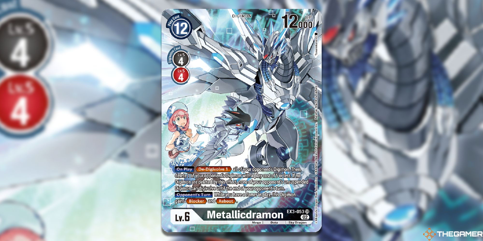 metallicdramon alt art digimon card game ex3