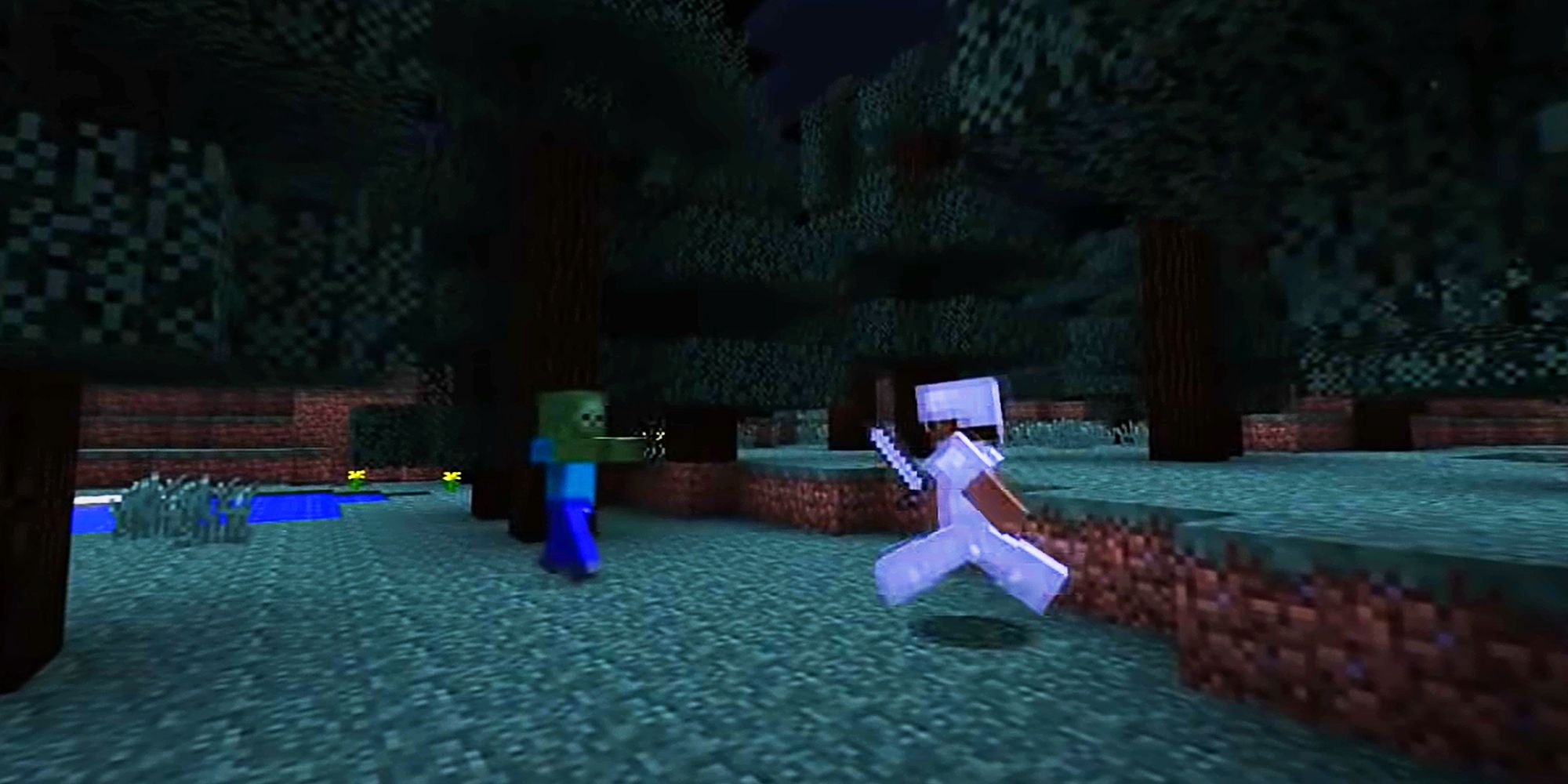 Minecraft Zombies At Night From Trailer