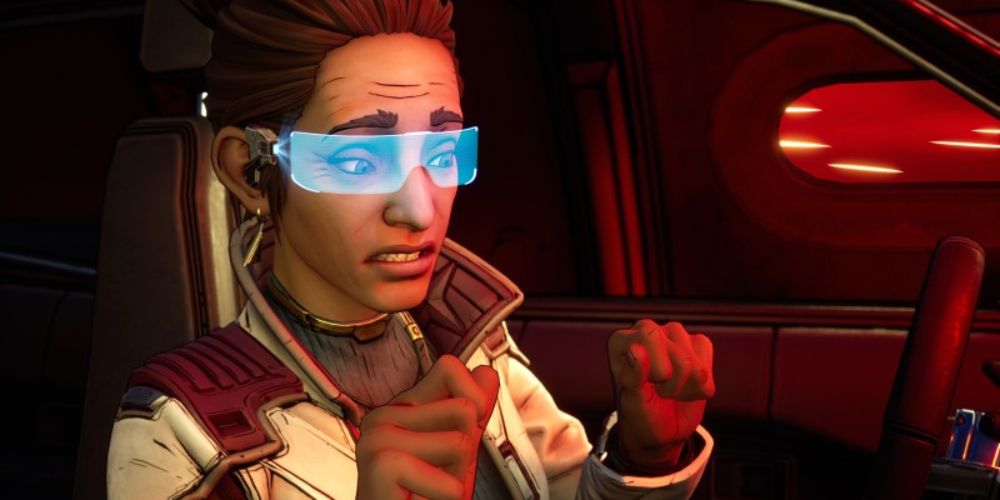 New stories from the Borderlands Screenshot of Anu with her tech glasses