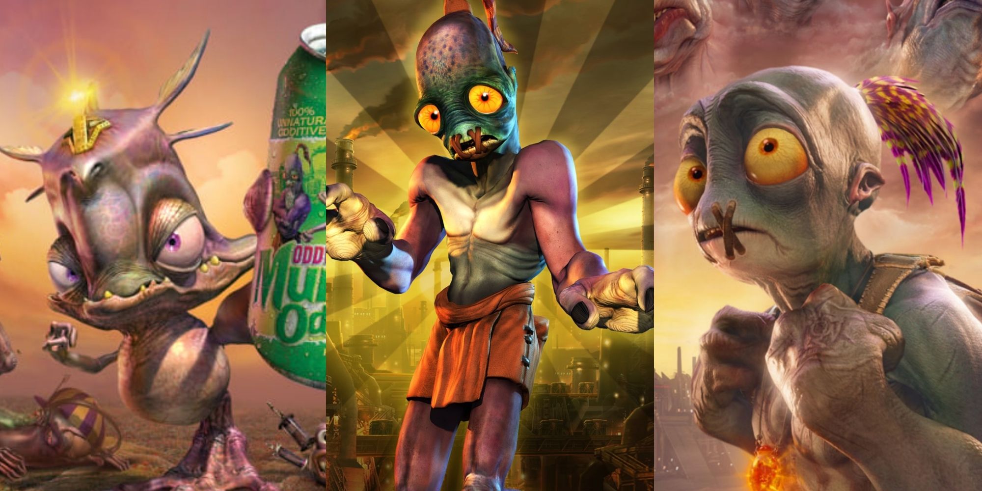 oddworld feature game covers