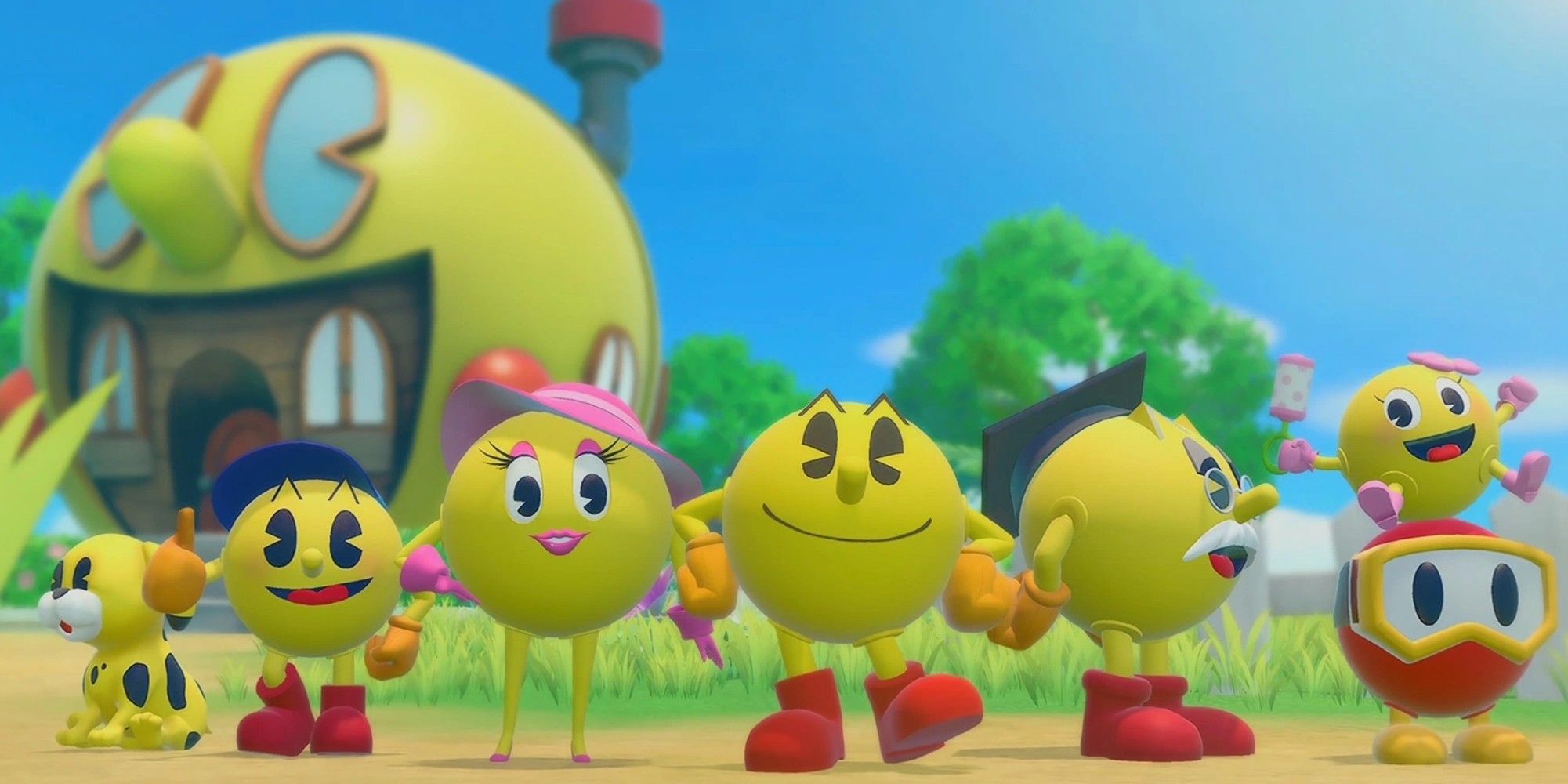 pac-man's family in world: re-pac