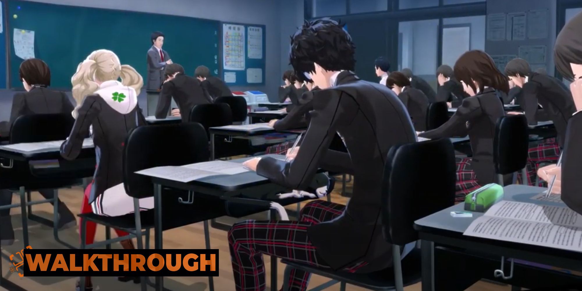 Persona 5 Royal - Joker in his exams