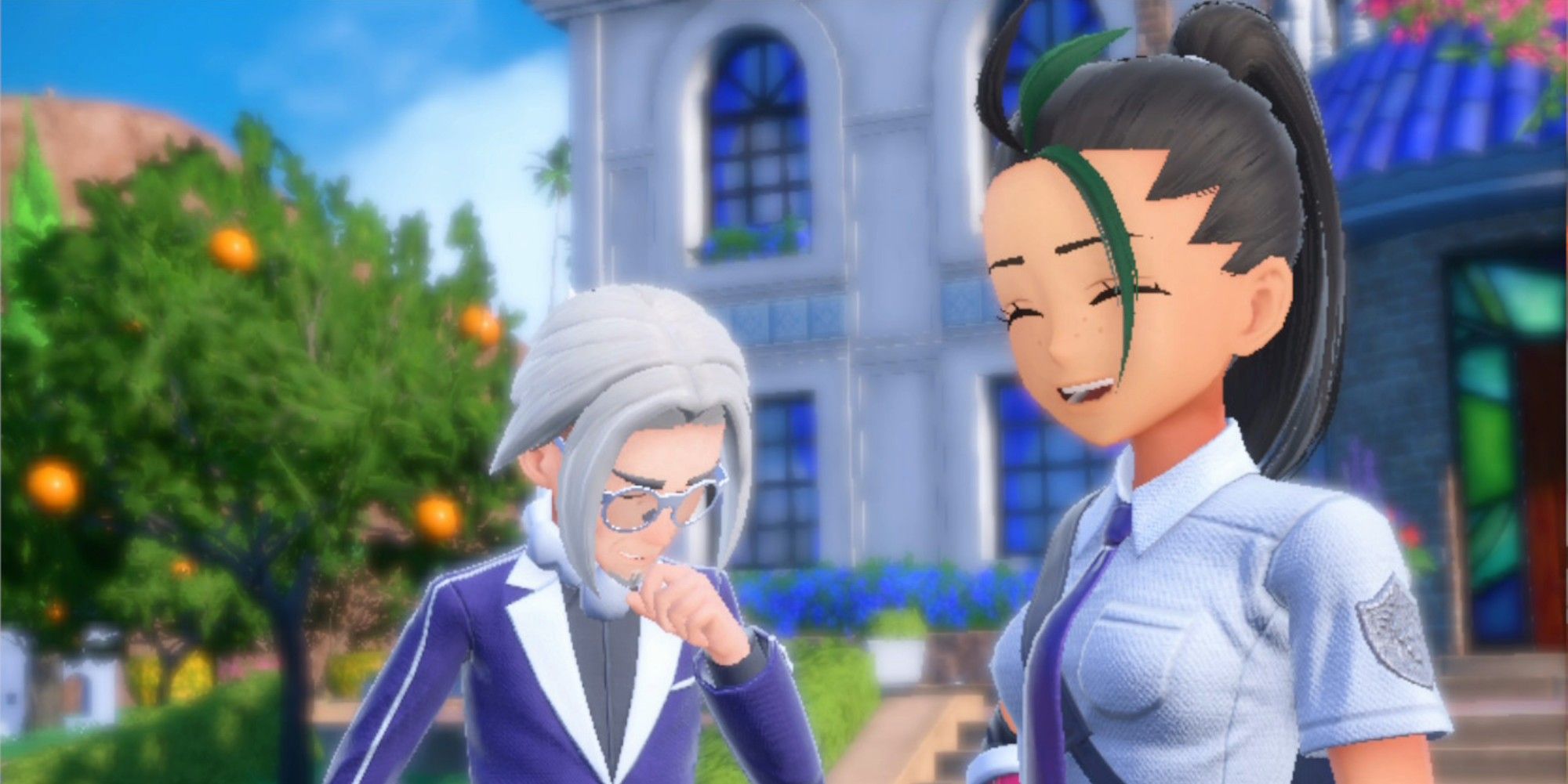 pokemon scarlet and violet professor and trainer