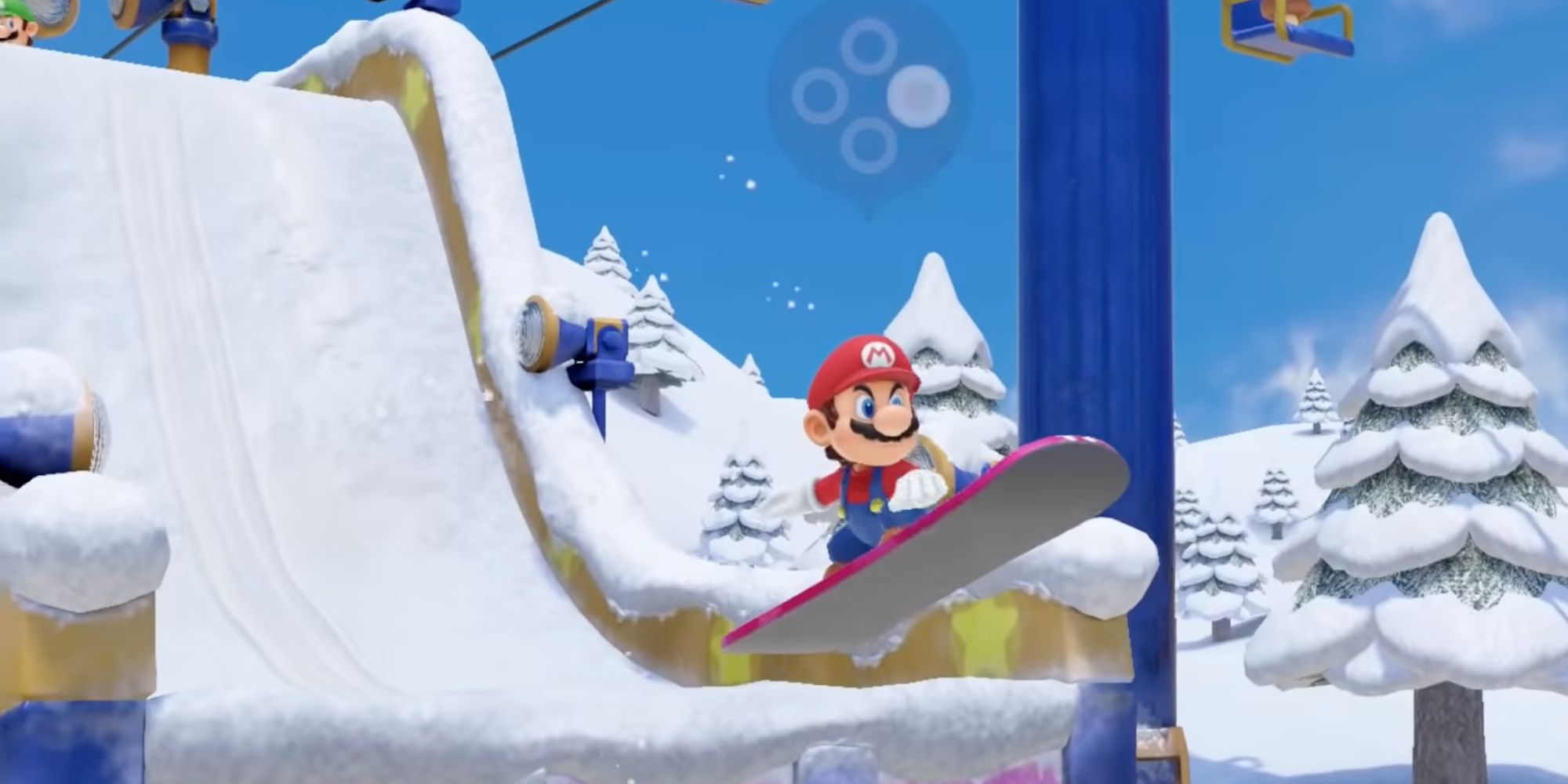 Snow Whirled from Mario Party Featuring Mario