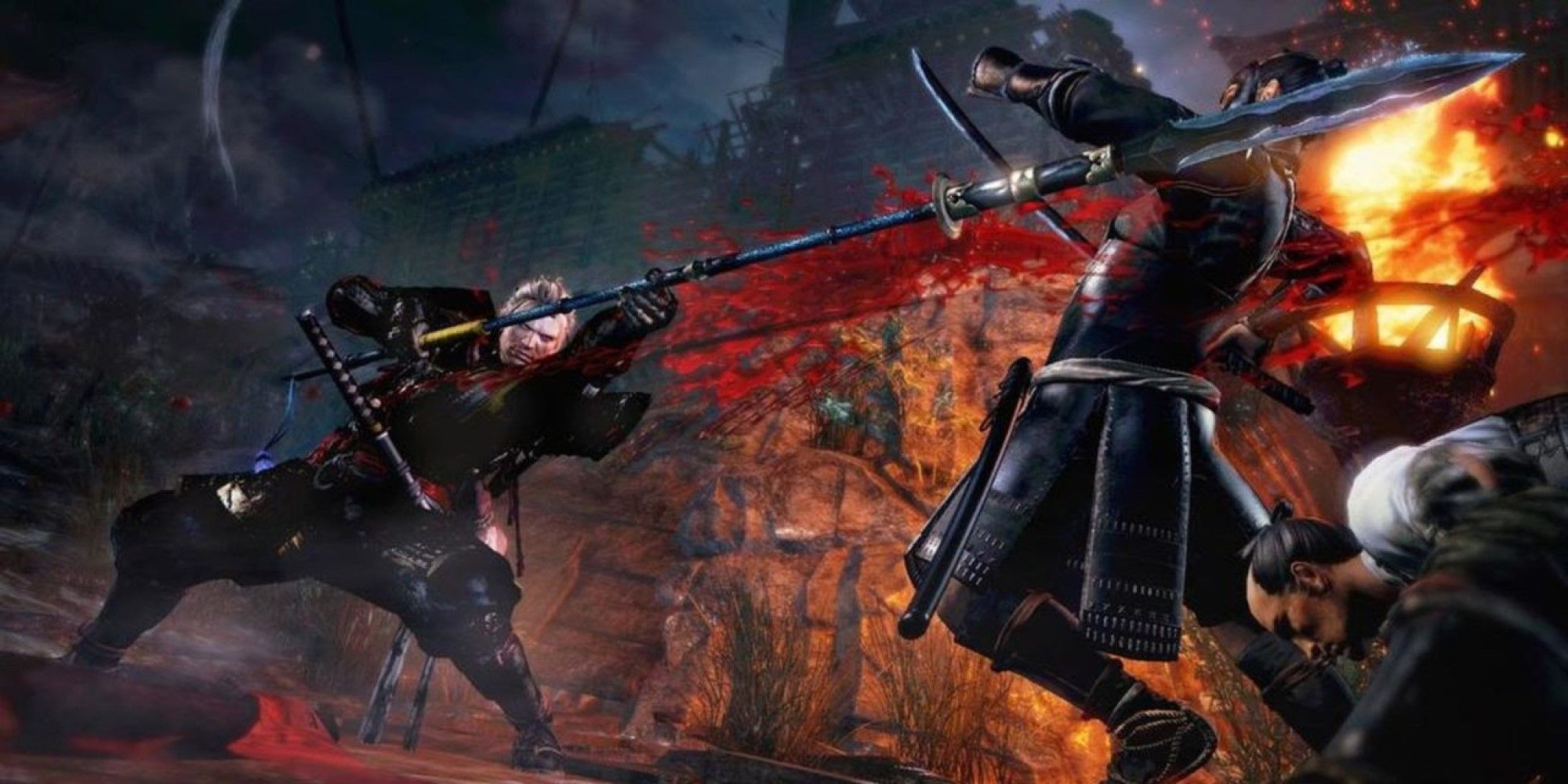 The player who attacks an enemy with a spear.