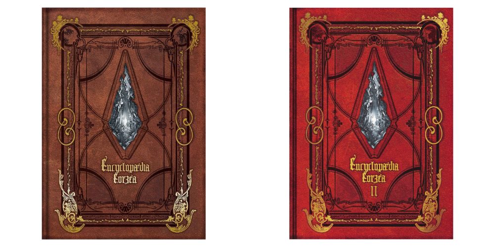 split image of Encyclopaedia Eorzea volumes one and two