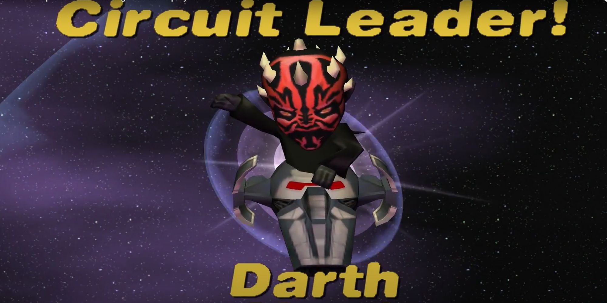 Star Wars Super Bombad Racing Darth Maul