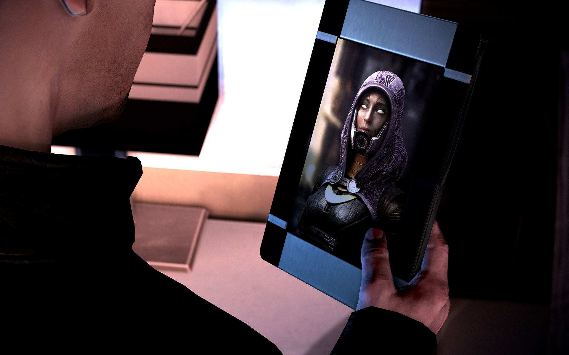 A photo of Tali in Mass Effect 3.