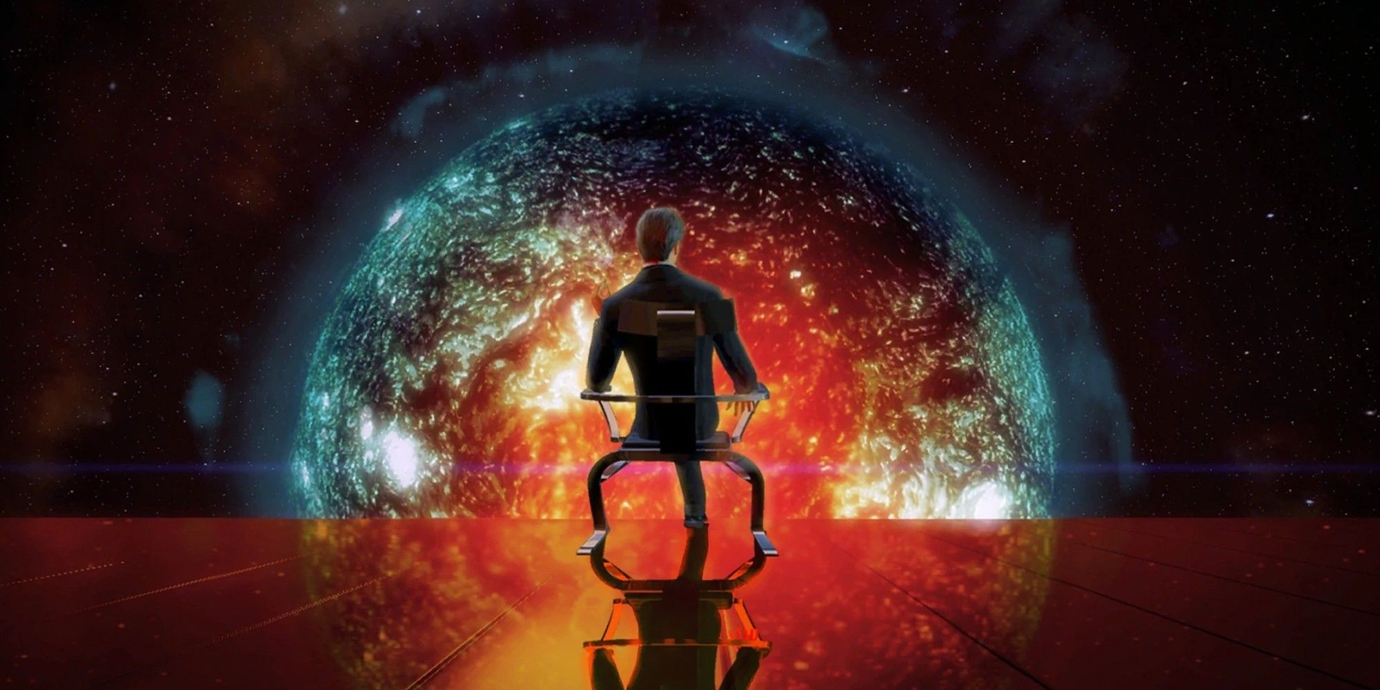 the illusive man sat down in Mass Effect