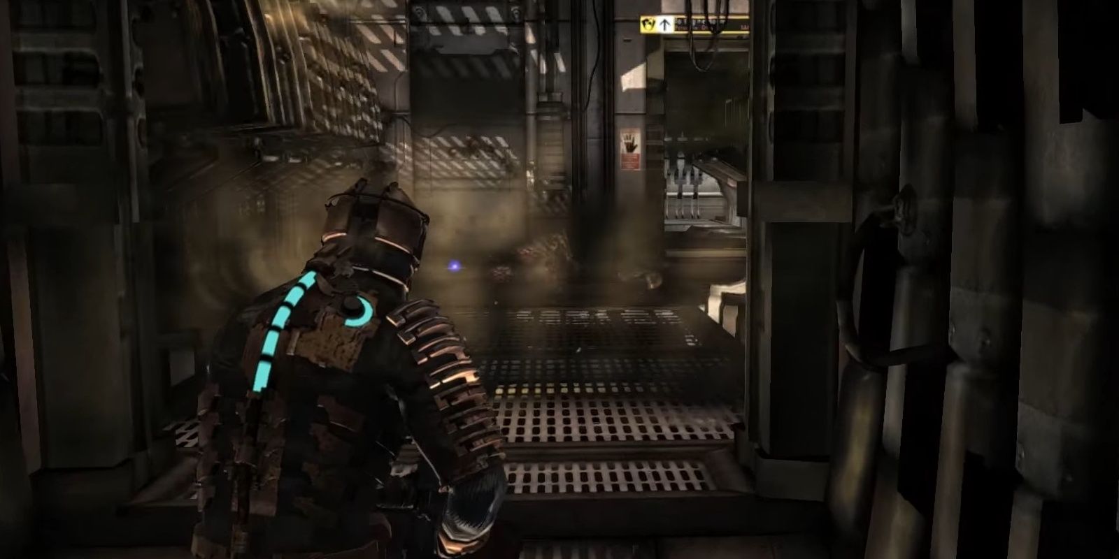 The unsettling loud room after the Zero-G sequence in Chapter Three of Dead Space.